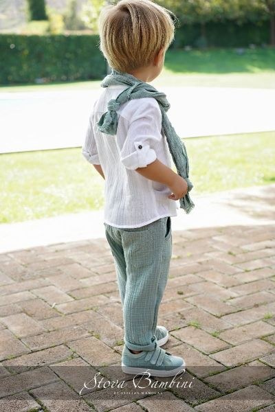 bbbbbbbbbbΒαπτιστικά ρούχα για αγόρι Stova Bambini SS24 B28