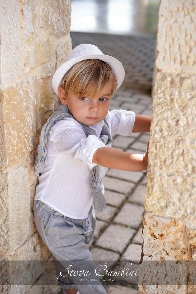 bbbbbbbbbbΒαπτιστικά ρούχα για αγόρι Stova Bambini SS24 B30