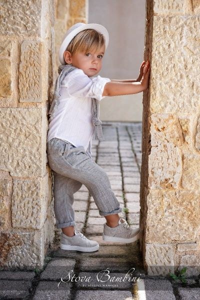 bbbbbbbbbbΒαπτιστικά ρούχα για αγόρι Stova Bambini SS24 B30