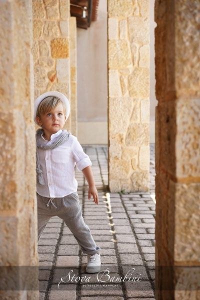 bbbbbbbbbbΒαπτιστικά ρούχα για αγόρι Stova Bambini SS24 B30