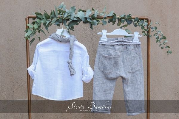 bbbbbbbbbbΒαπτιστικά ρούχα για αγόρι Stova Bambini SS24 B30