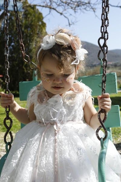 bbbbbbbbbbΒαπτιστικά ρούχα κορίτσι Bambolino Georgia