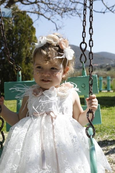 bbbbbbbbbbΒαπτιστικά ρούχα κορίτσι Bambolino Georgia