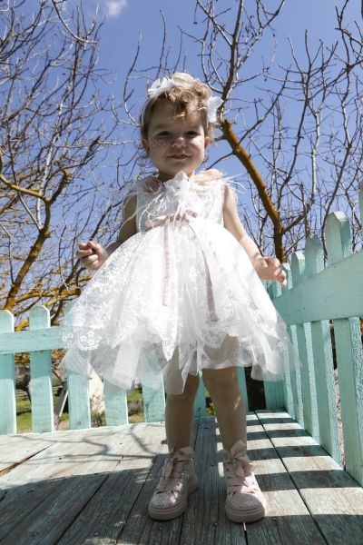 bbbbbbbbbbΒαπτιστικά ρούχα κορίτσι Bambolino Georgia