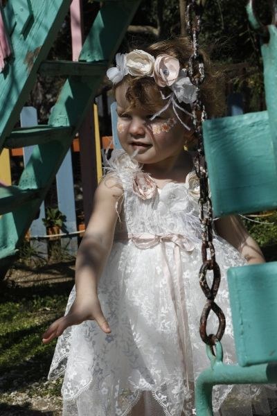 bbbbbbbbbbΒαπτιστικά ρούχα κορίτσι Bambolino Georgia