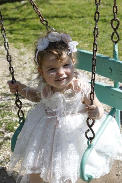 bbbbbbbbbbΒαπτιστικά ρούχα κορίτσι Bambolino Georgia