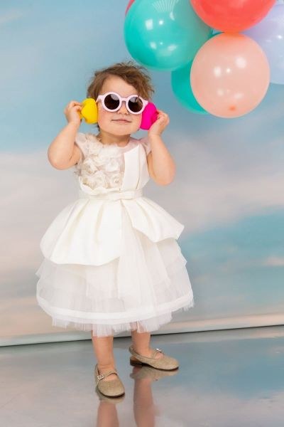 bbbbbbbbbbΒαπτιστικά ρούχα κορίτσι Bambolino Klelia