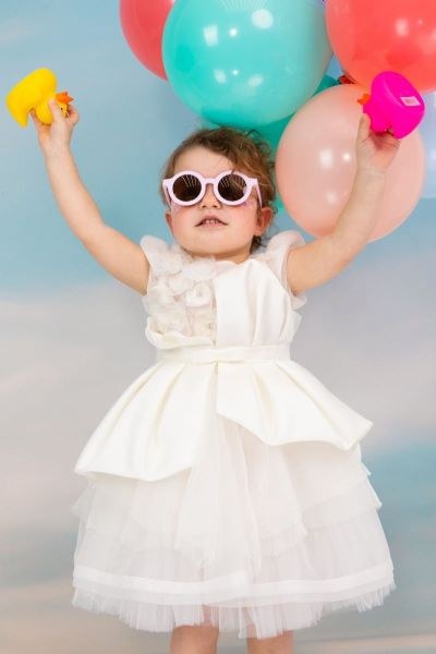 bbbbbbbbbbΒαπτιστικά ρούχα κορίτσι Bambolino Klelia