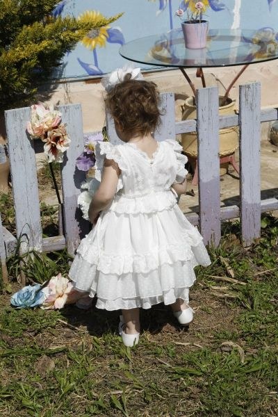 bbbbbbbbbbΒαπτιστικά ρούχα κορίτσι Bambolino Martha