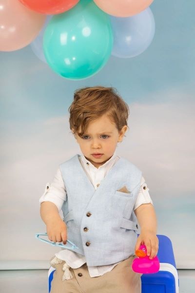 bbbbbbbbbbΒαπτιστικά ρούχα αγόρι Bambolino Andreas