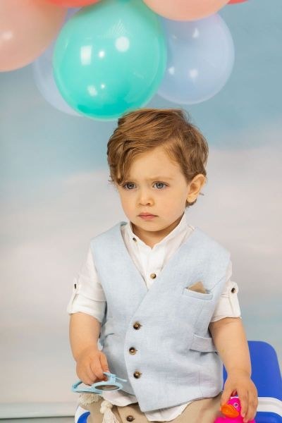 bbbbbbbbbbΒαπτιστικά ρούχα αγόρι Bambolino Andreas