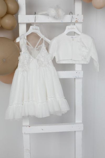 bbbbbbbbbbΒαπτιστικά ρούχα κορίτσι Bambolino Alkmini