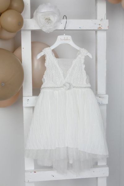 bbbbbbbbbbΒαπτιστικά ρούχα κορίτσι Bambolino Iokasti