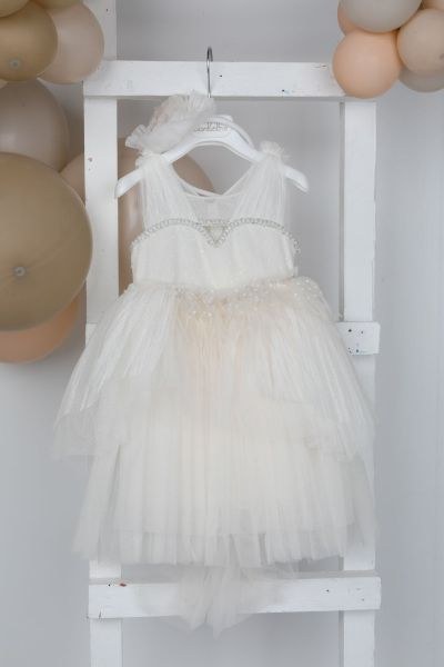 bbbbbbbbbbΒαπτιστικά ρούχα κορίτσι Bambolino Myrsini