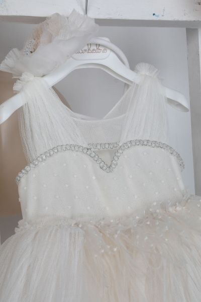 bbbbbbbbbbΒαπτιστικά ρούχα κορίτσι Bambolino Myrsini