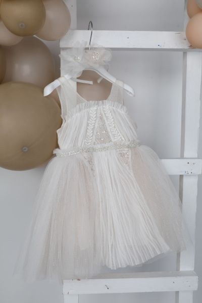 bbbbbbbbbbΒαπτιστικά ρούχα κορίτσι Bambolino Loukia