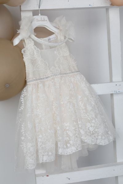 bbbbbbbbbbΒαπτιστικά ρούχα κορίτσι Bambolino Zoe