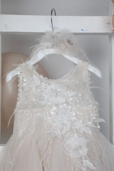 bbbbbbbbbbΒαπτιστικά ρούχα κορίτσι Bambolino Venetia