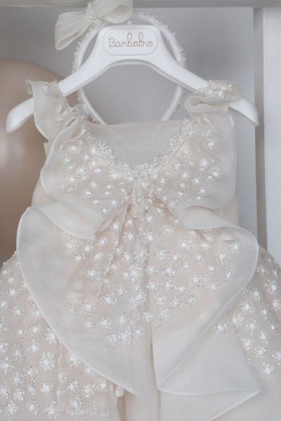 bbbbbbbbbbΒαπτιστικά ρούχα κορίτσι Bambolino Rita
