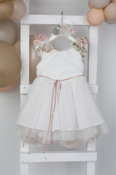 bbbbbbbbbbΒαπτιστικά ρούχα κορίτσι Bambolino Ilektra