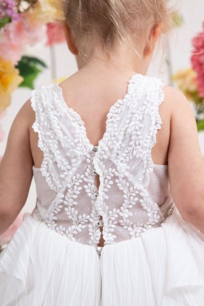 bbbbbbbbbbΒαπτιστικά ρούχα κορίτσι Bambolino Iokasti