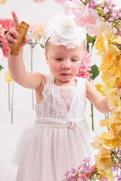 bbbbbbbbbbΒαπτιστικά ρούχα κορίτσι Bambolino Iokasti