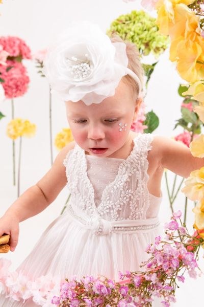 bbbbbbbbbbΒαπτιστικά ρούχα κορίτσι Bambolino Iokasti