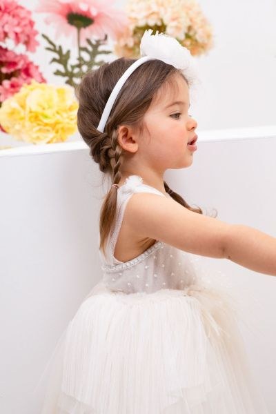 bbbbbbbbbbΒαπτιστικά ρούχα κορίτσι Bambolino Myrsini