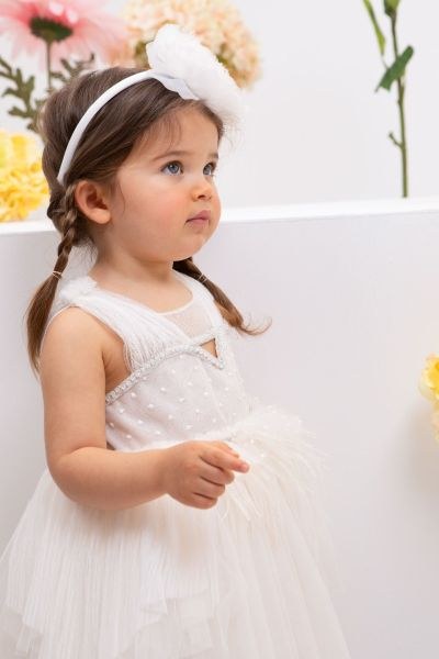 bbbbbbbbbbΒαπτιστικά ρούχα κορίτσι Bambolino Myrsini