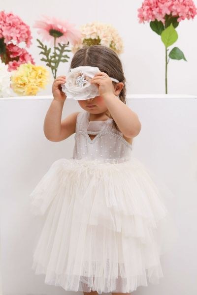 bbbbbbbbbbΒαπτιστικά ρούχα κορίτσι Bambolino Myrsini