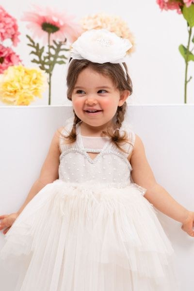 bbbbbbbbbbΒαπτιστικά ρούχα κορίτσι Bambolino Myrsini