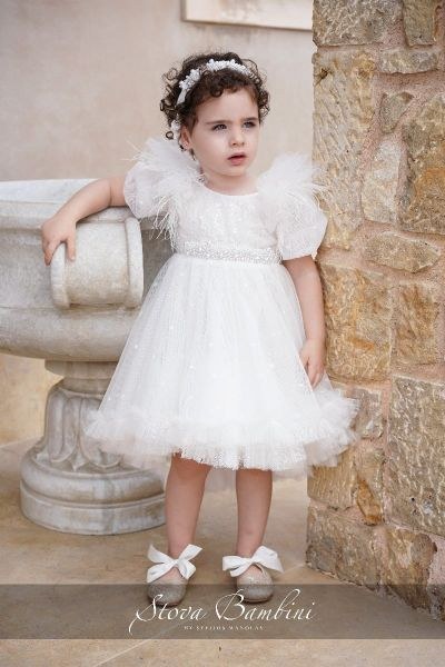 bbbbbbbbbbιδιαίτερα βαπτιστικά ρούχα για κορίτσι από την Stova Bambini