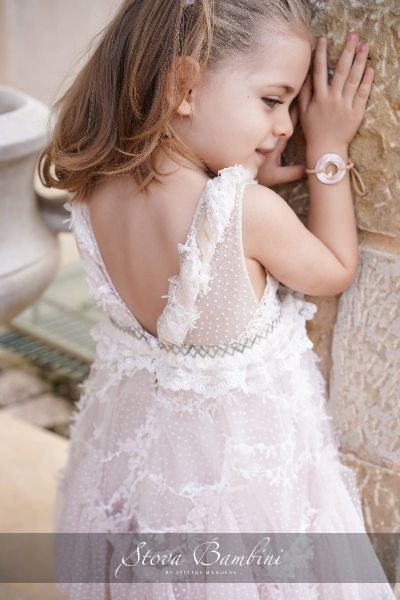 bbbbbbbbbbΒαπτιστικά ρούχα για κορίτσι Stova Bambini SS24 G1