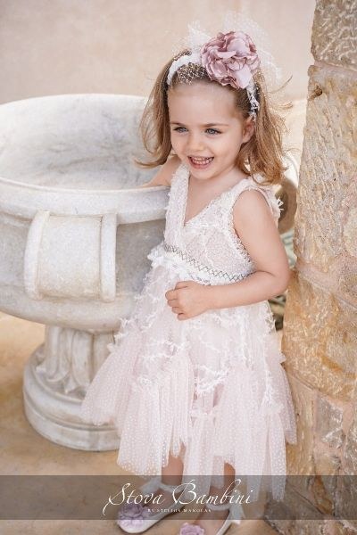 bbbbbbbbbbΒαπτιστικά ρούχα για κορίτσι Stova Bambini SS24 G1