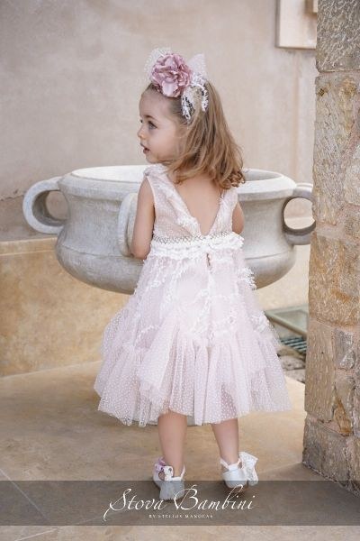 bbbbbbbbbbΒαπτιστικά ρούχα για κορίτσι Stova Bambini SS24 G1