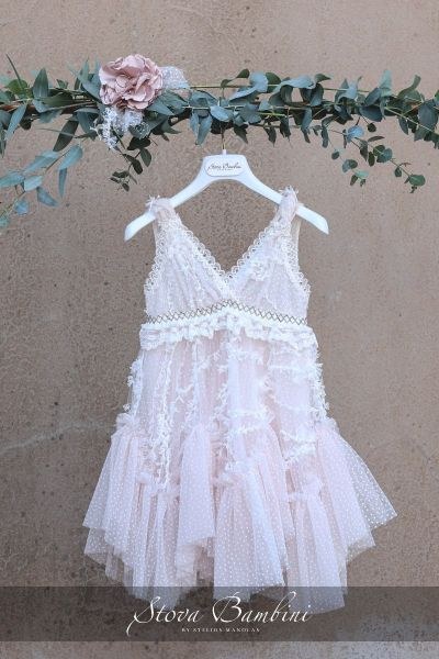 bbbbbbbbbbΒαπτιστικά ρούχα για κορίτσι Stova Bambini SS24 G1