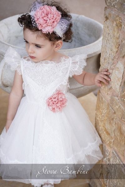 bbbbbbbbbbΒαπτιστικά ρούχα για κορίτσι Stova Bambini SS24 G22