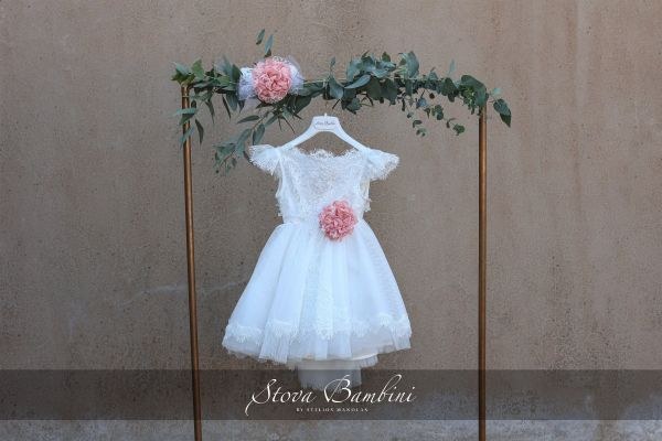 bbbbbbbbbbΒαπτιστικά ρούχα για κορίτσι Stova Bambini SS24 G22