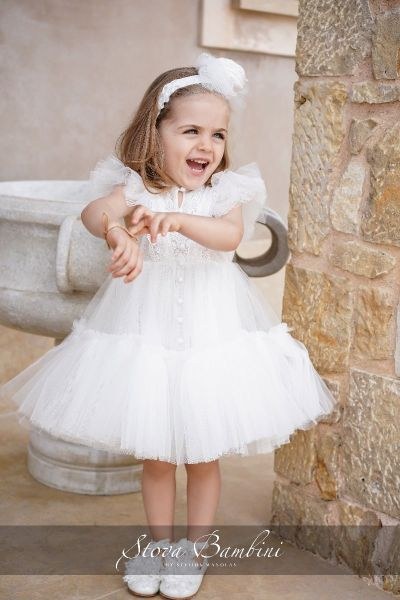 bbbbbbbbbbΒαπτιστικά ρούχα για κορίτσι Stova Bambini SS24 G28