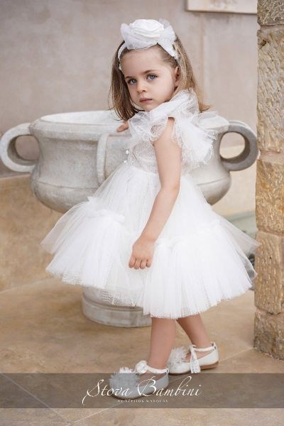 bbbbbbbbbbΒαπτιστικά ρούχα για κορίτσι Stova Bambini SS24 G28