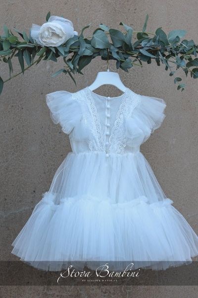 bbbbbbbbbbΒαπτιστικά ρούχα για κορίτσι Stova Bambini SS24 G28