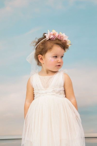 bbbbbbbbbbΒαπτιστικά ρούχα κορίτσι Bambolino Valentina