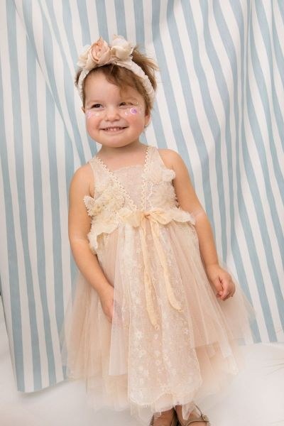 bbbbbbbbbbΒαπτιστικά ρούχα κορίτσι Bambolino Thalia