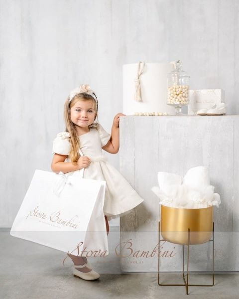 bbbbbbbbbbΒαπτιστικά ρούχα κορίτσι φθινόπωρο - χειμώνας Stova Bambini AW 25-26 G1