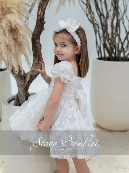 bbbbbbbbbbΒαπτιστικά ρούχα κορίτσι Stova Bambini SS26 G21