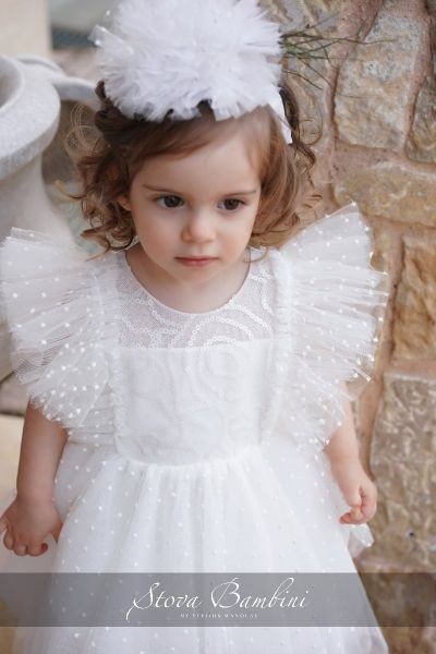 bbbbbbbbbbΒαπτιστικά ρούχα για κορίτσι Stova Bambini SS24 G29