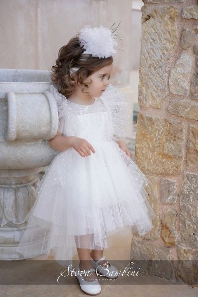 bbbbbbbbbbΒαπτιστικά ρούχα για κορίτσι Stova Bambini SS24 G29