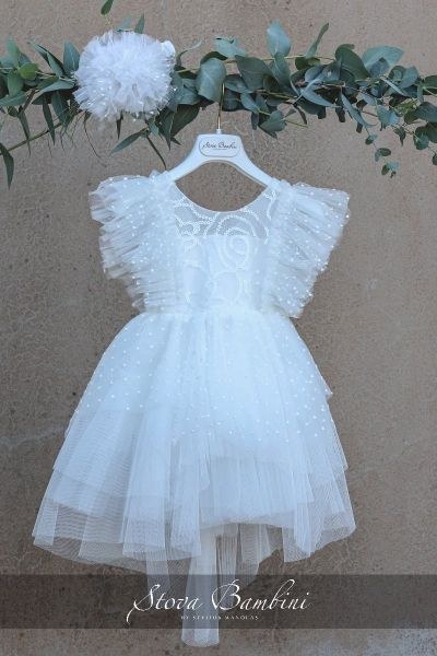 bbbbbbbbbbΒαπτιστικά ρούχα για κορίτσι Stova Bambini SS24 G29