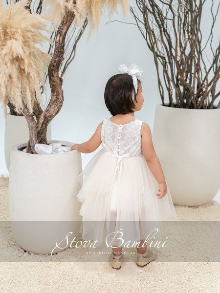 bbbbbbbbbbΒαπτιστικά ρούχα κορίτσι Stova Bambini SS26 G7