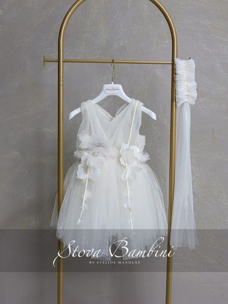 bbbbbbbbbbΒαπτιστικά ρούχα κορίτσι Stova Bambini SS26 G10